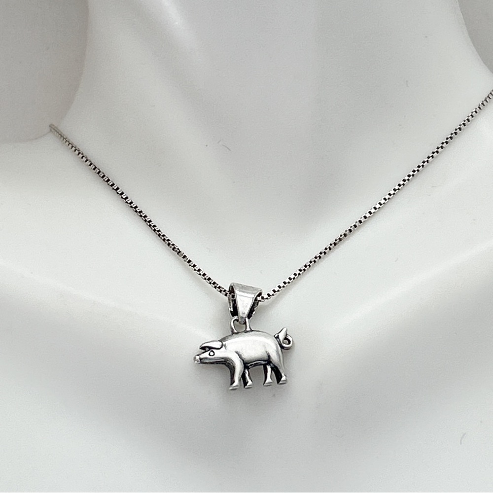 This Little Piggy Sterling Silver Necklace